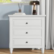 Cheap outlet white nightstand