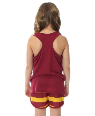 Big Girls Hogwarts House Crest Racerback Tank Shorts 2PC Pajama Set
