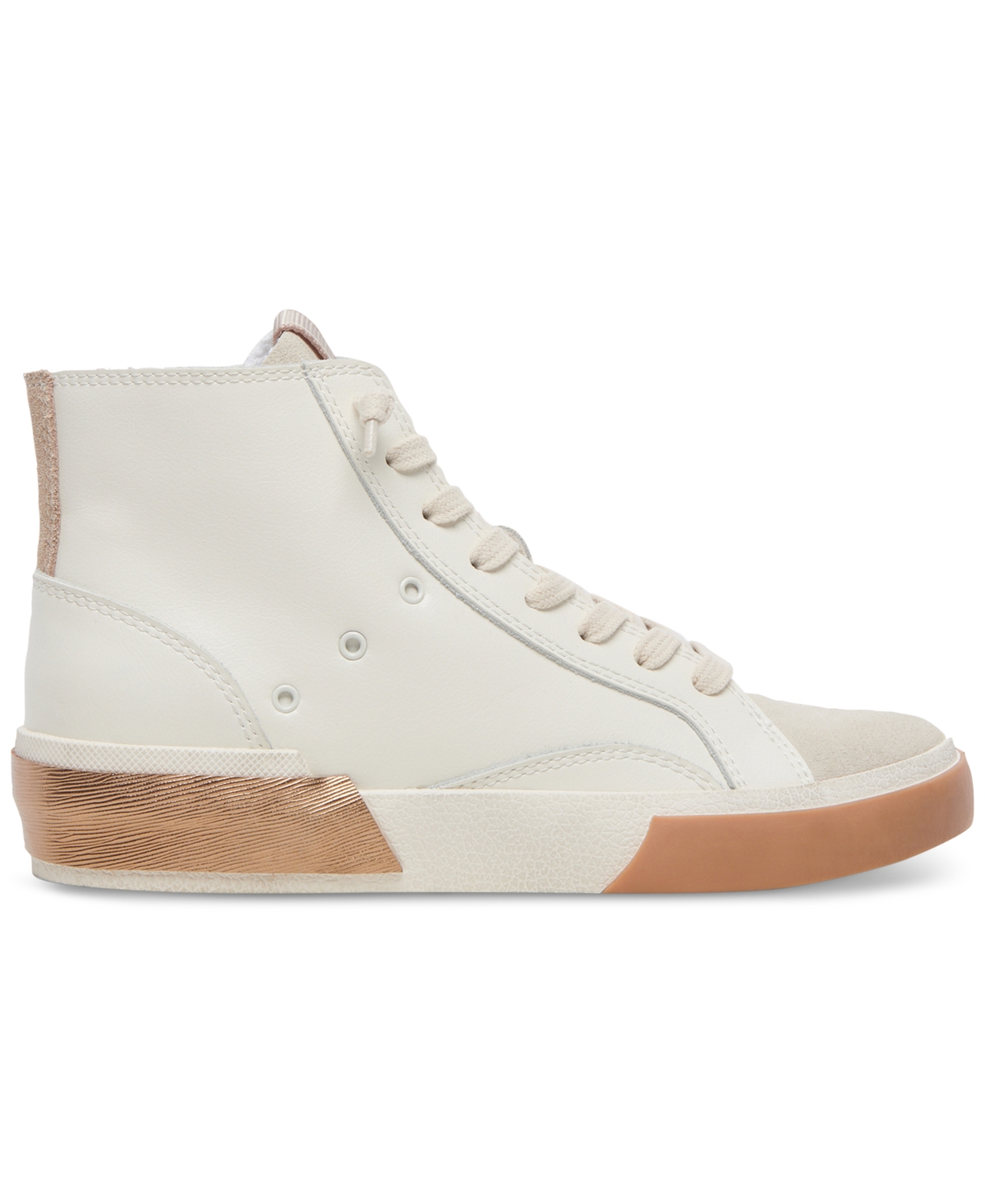 Dolce Vita Women's Zohara High-Top Lace-Up Sneakers -Tan
