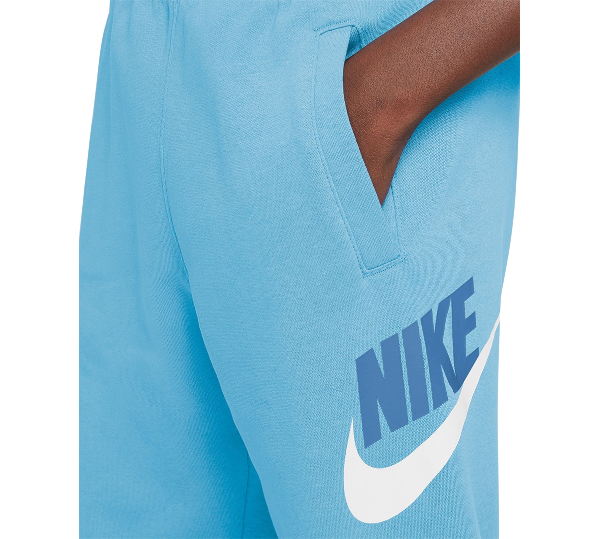 Nike Big Kids Club Fleece Jogger Pants -white