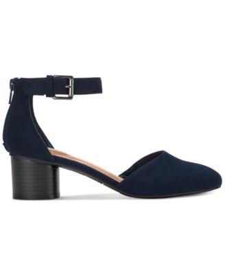 Women's Alinaa Two-Piece Block Heel Dress Pumps, Created for Macy's