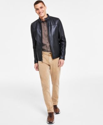 Michael Kors - Men's Racer Jacket, Slim-Fit Shirt & PantsMen's Racer Jacket, Slim-Fit Shirt & Pants