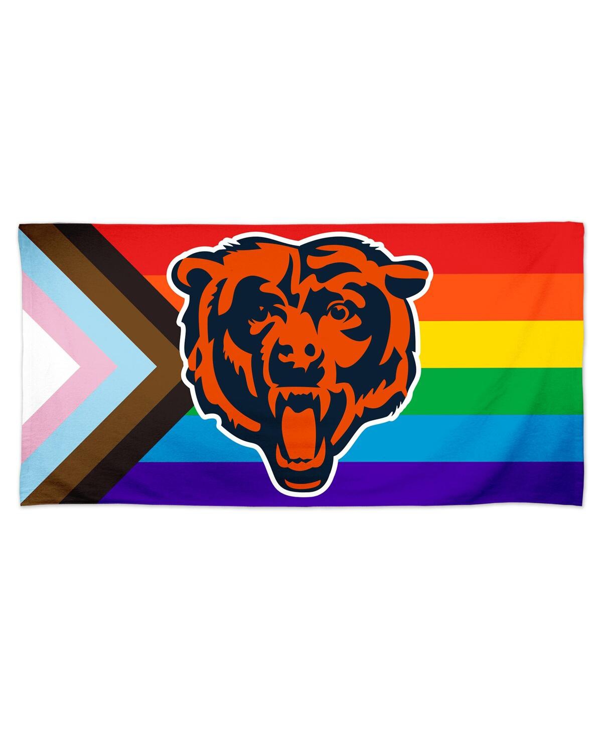 Wincraft Chicago Bears 30'' X 60'' Pride Spectra Beach Towel In Multi