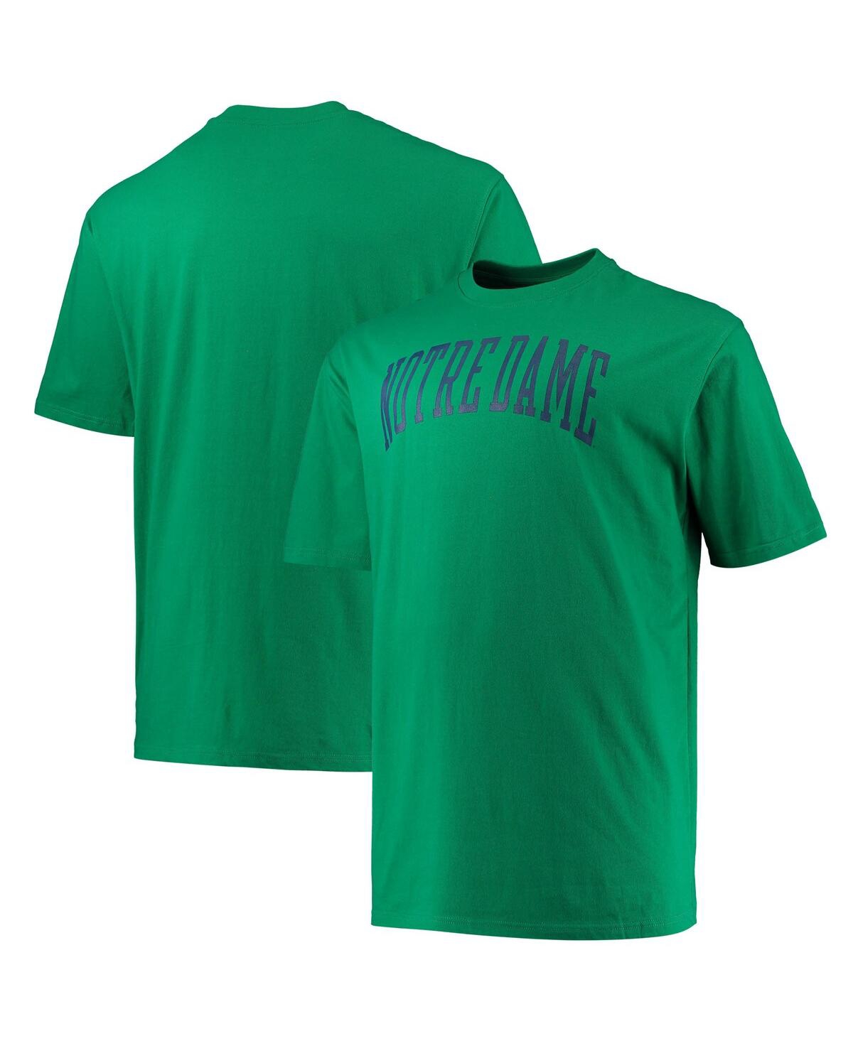 Champion Men's  Green Notre Dame Fighting Irish Big And Tall Arch Team Logo T-shirt