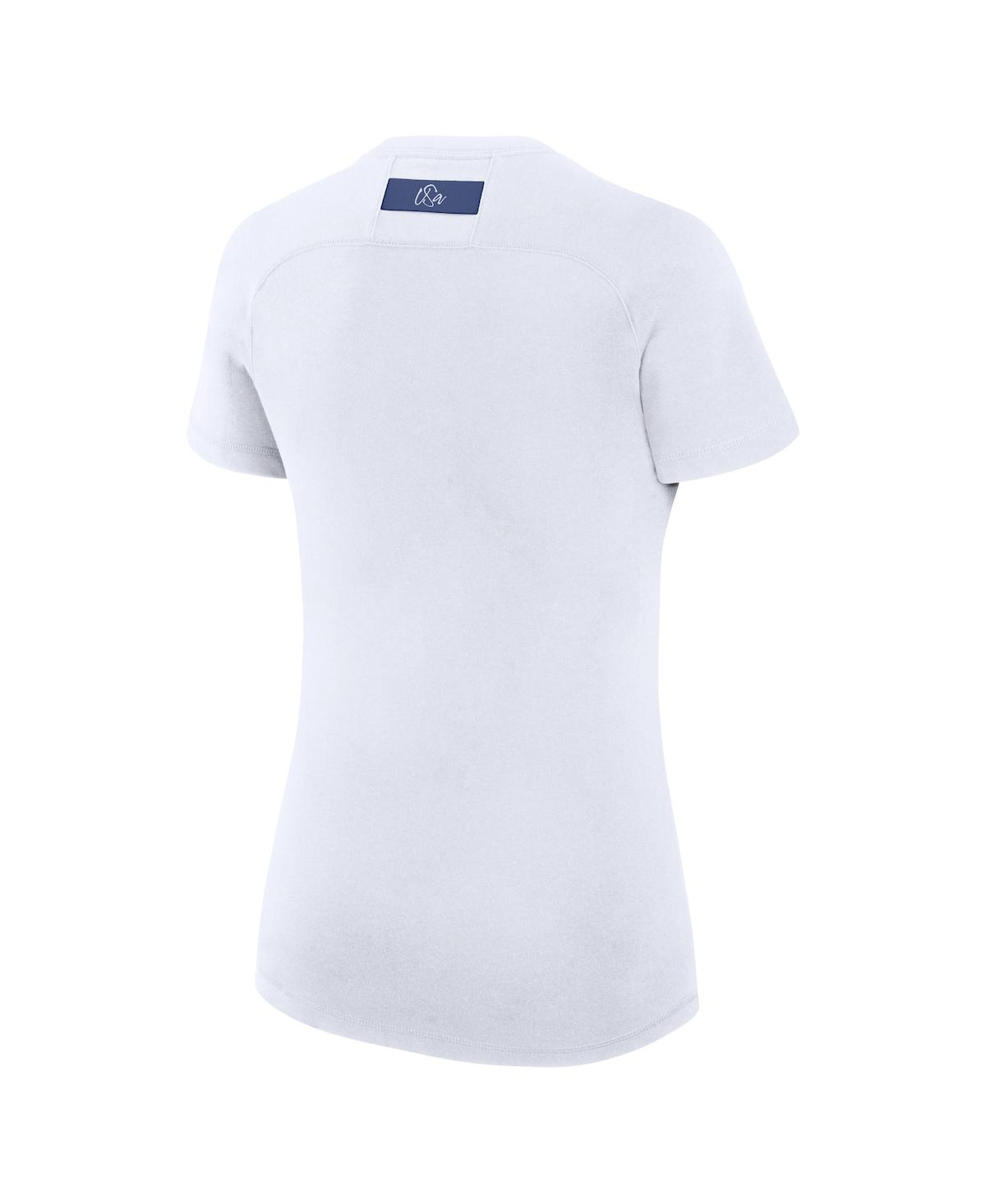 Shop Nike Women's  White Usmnt Travel T-shirt