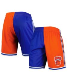 Men's Fanatics Branded Blue New York Knicks Free Throw Mesh Shorts
