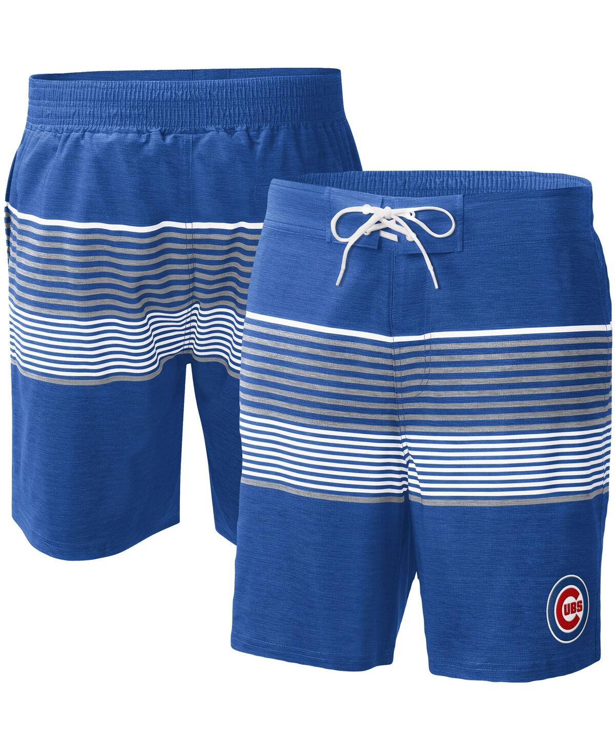 G-iii Sports By Carl Banks Men's  Royal Chicago Cubs Coastline Volley Swim Shorts