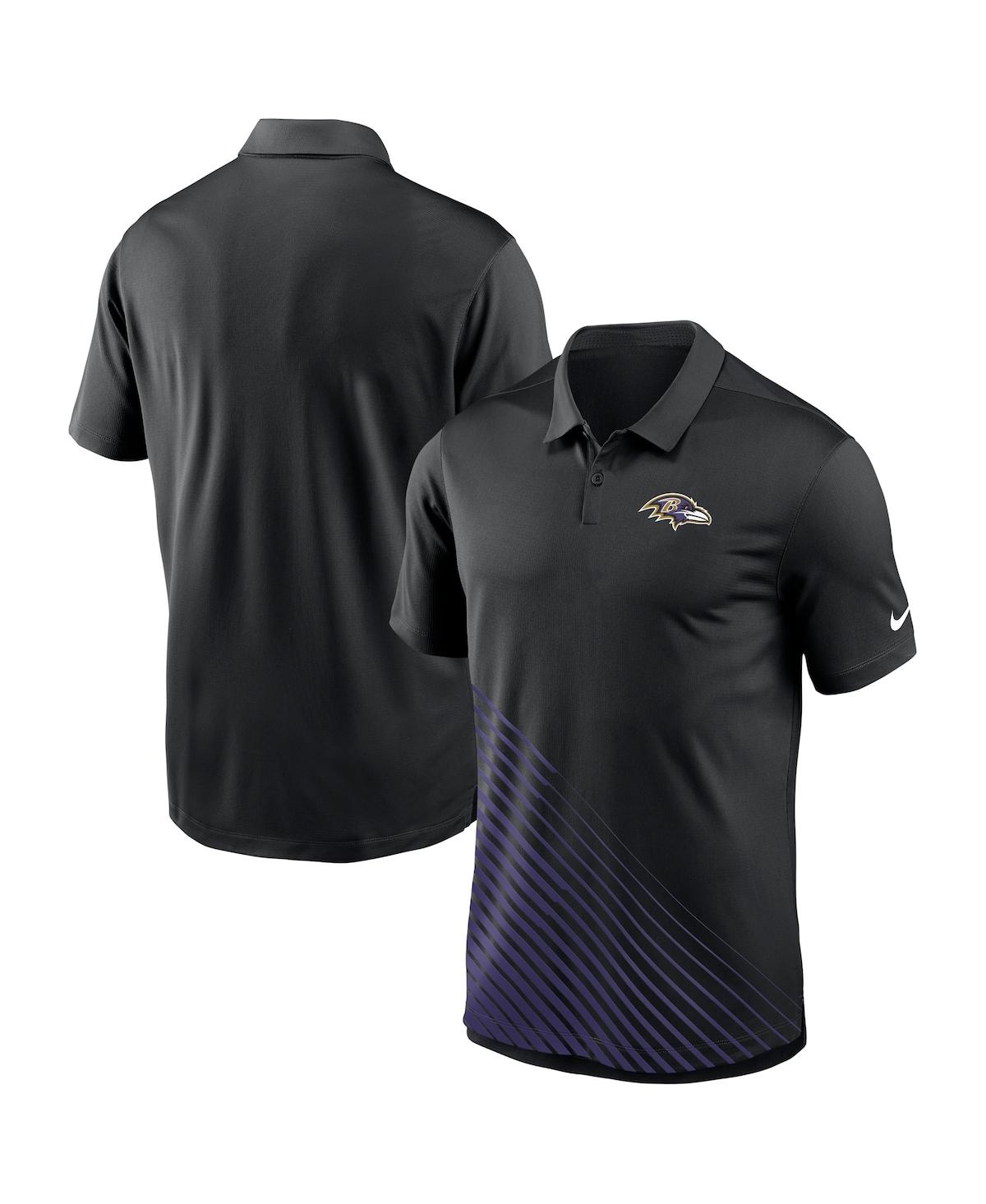 Shop Nike Men's  Black Baltimore Ravens Vapor Performance Polo Shirt