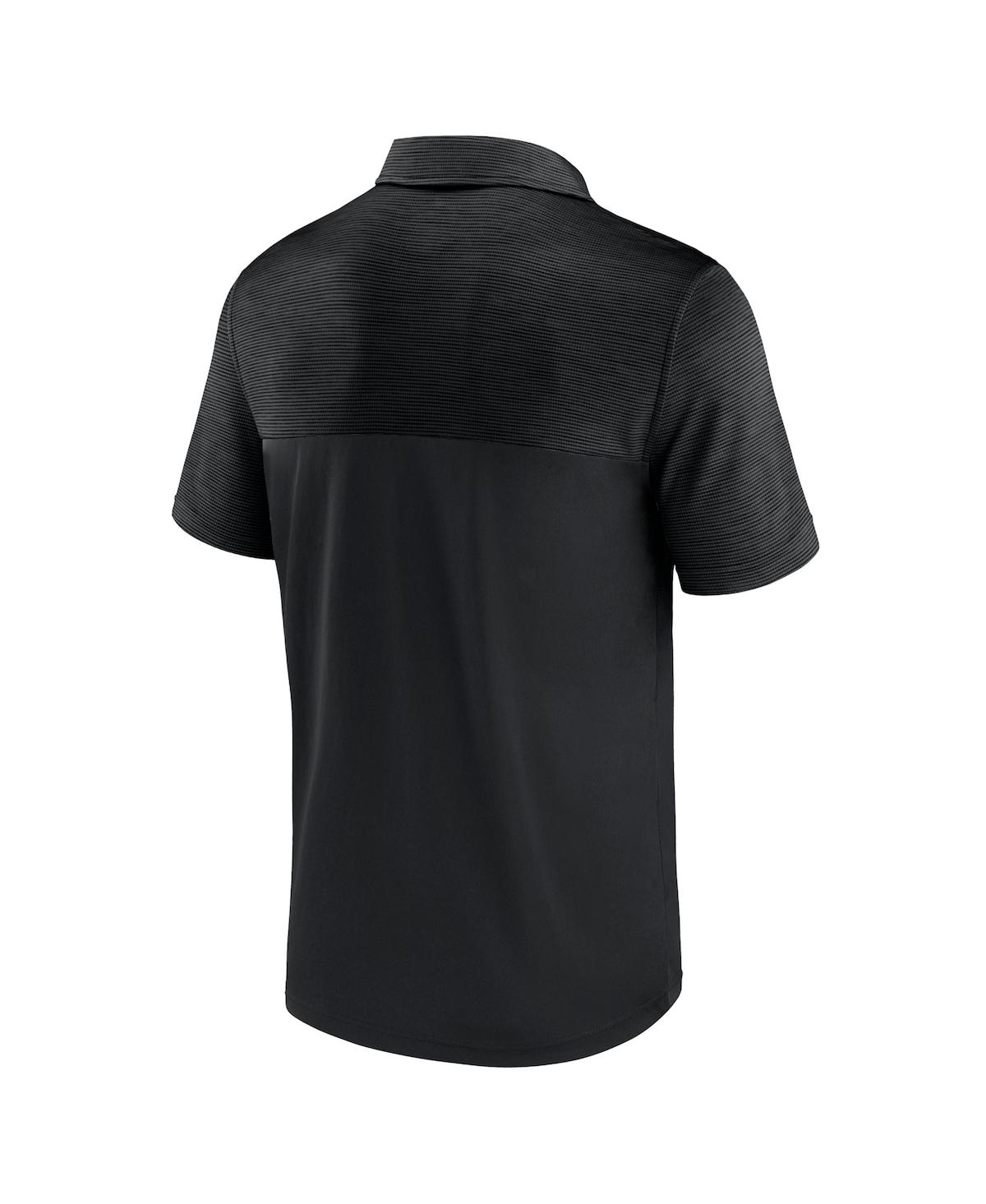 Fanatics Men's  Black Las Vegas Raiders Primary Polo Shirt In Black