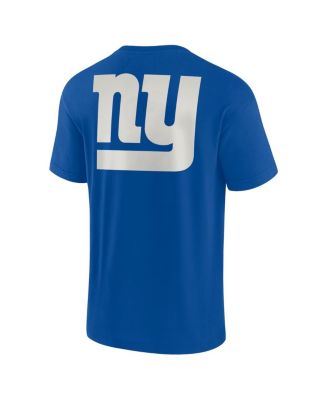 Men's and Women's Royal New York Giants Super Soft Short Sleeve T-shirt