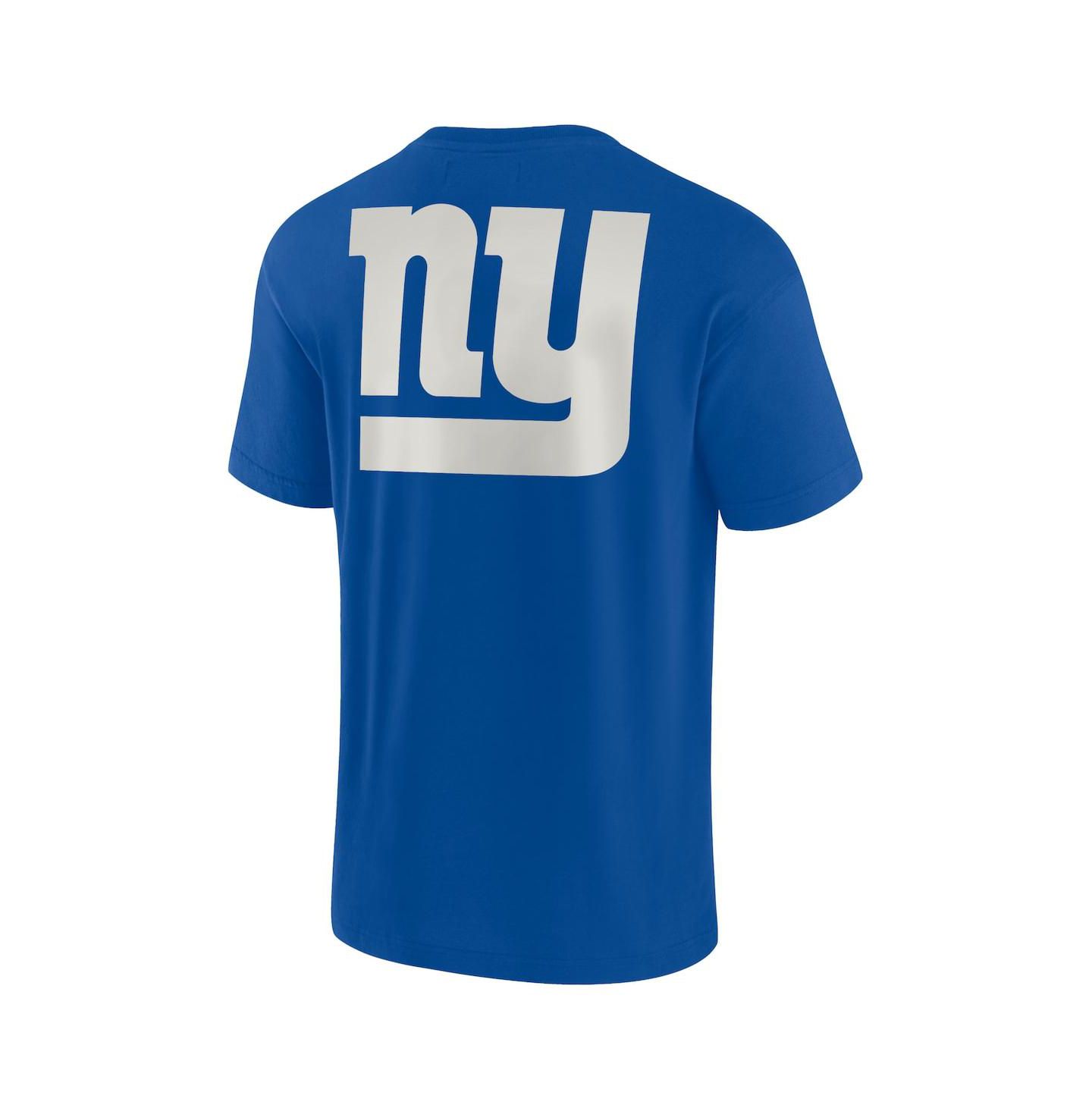 Футболка Fanatics Signature Royal New York Giants Super Soft Short Sleeve — фото 4