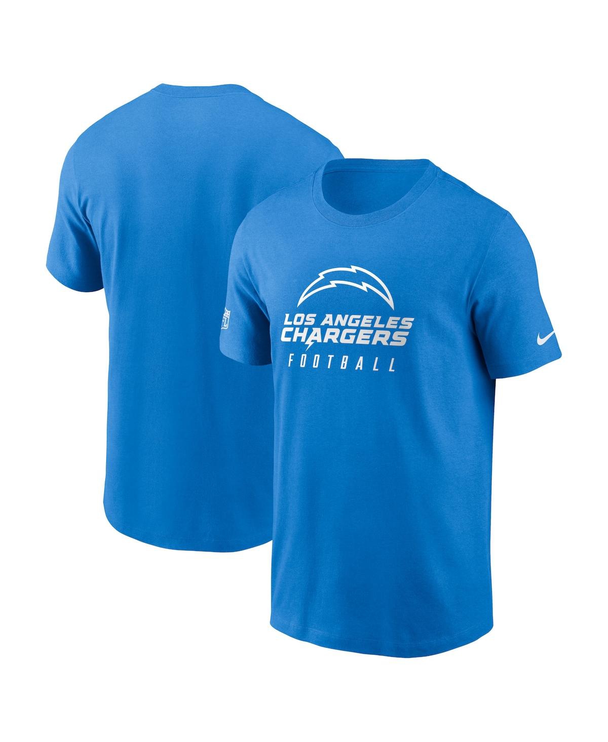 Men's NikeLos Angeles Chargers Sideline Performance T-shirt - Powder Blue
