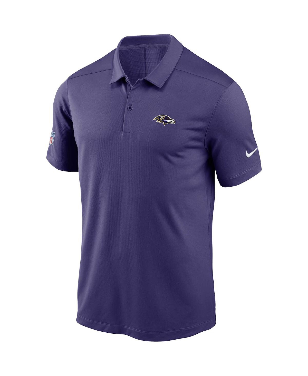 Shop Nike Men's  Purple Baltimore Ravens Sideline Victory Performance Polo Shirt