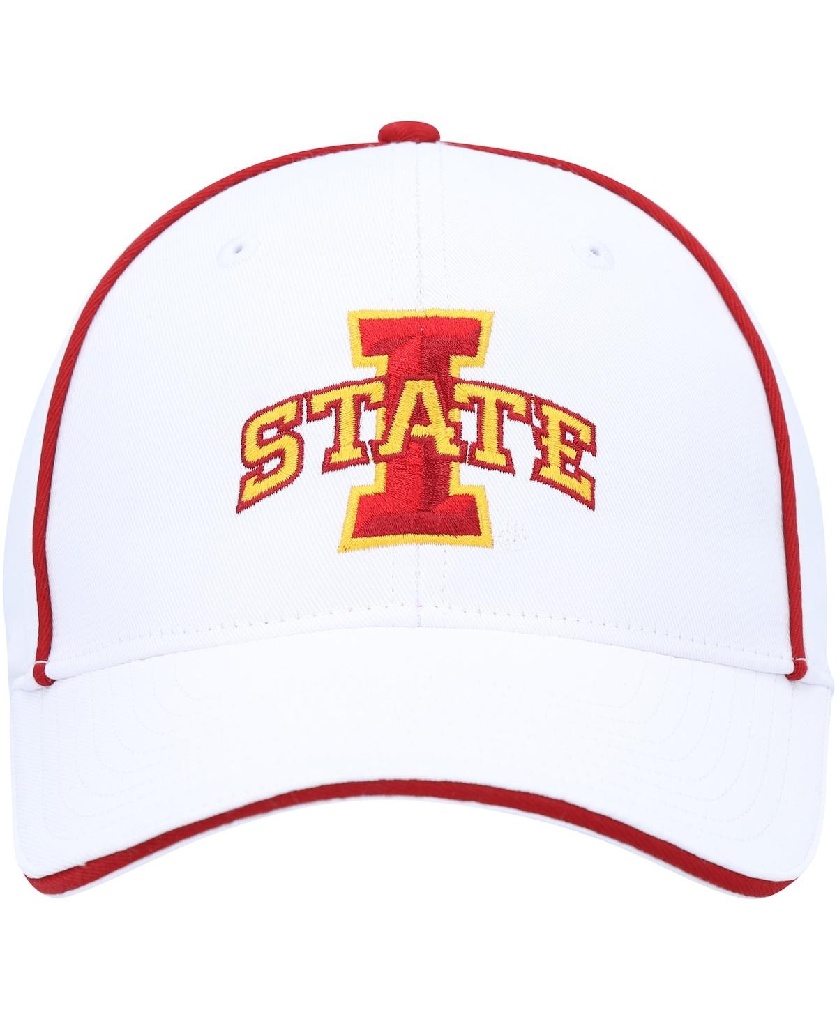 Shop Colosseum Men's  White Iowa State Cyclones Take Your Time Snapback Hat