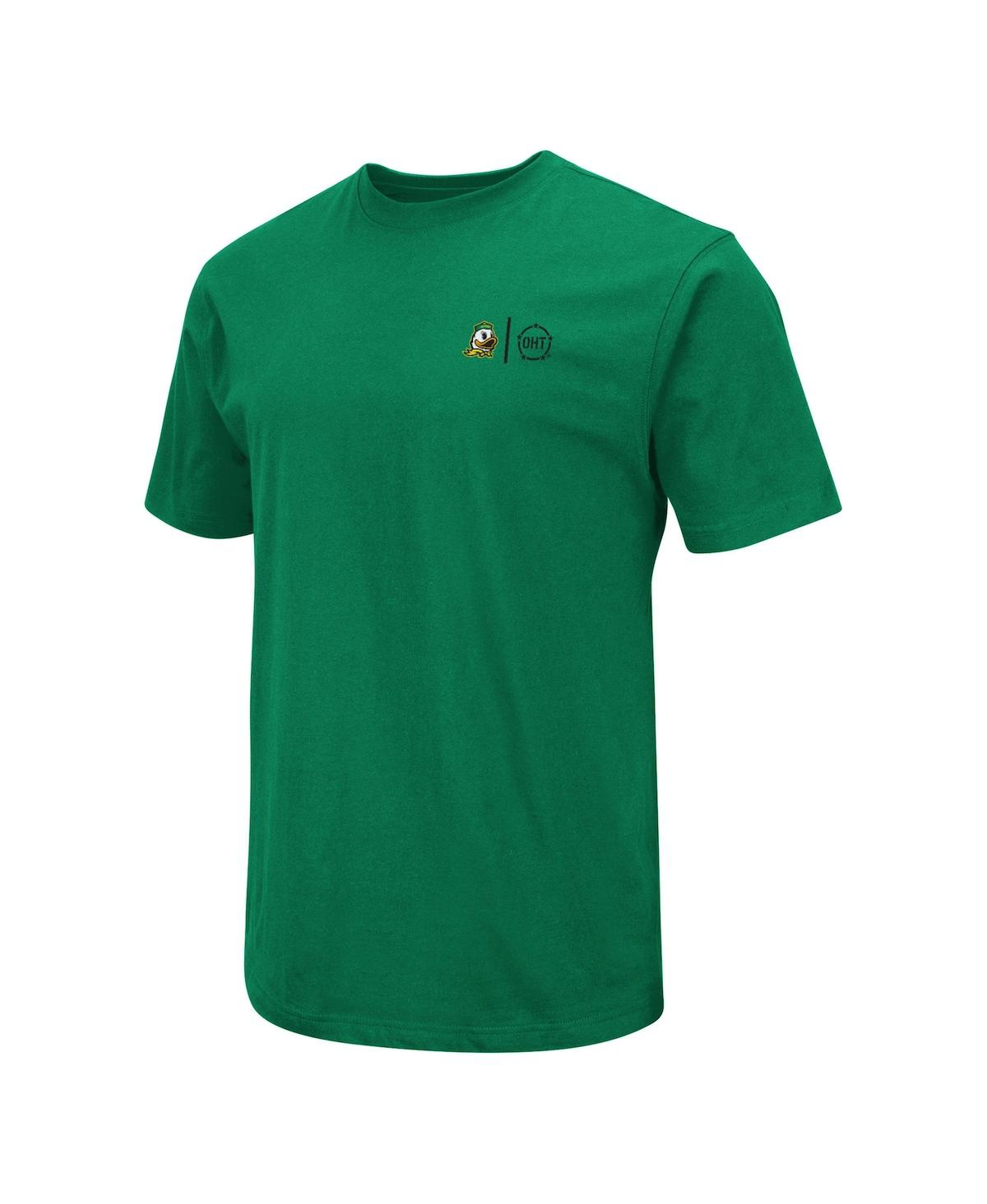 Shop Colosseum Men's  Green Oregon Ducks Oht Military-inspired Appreciation T-shirt
