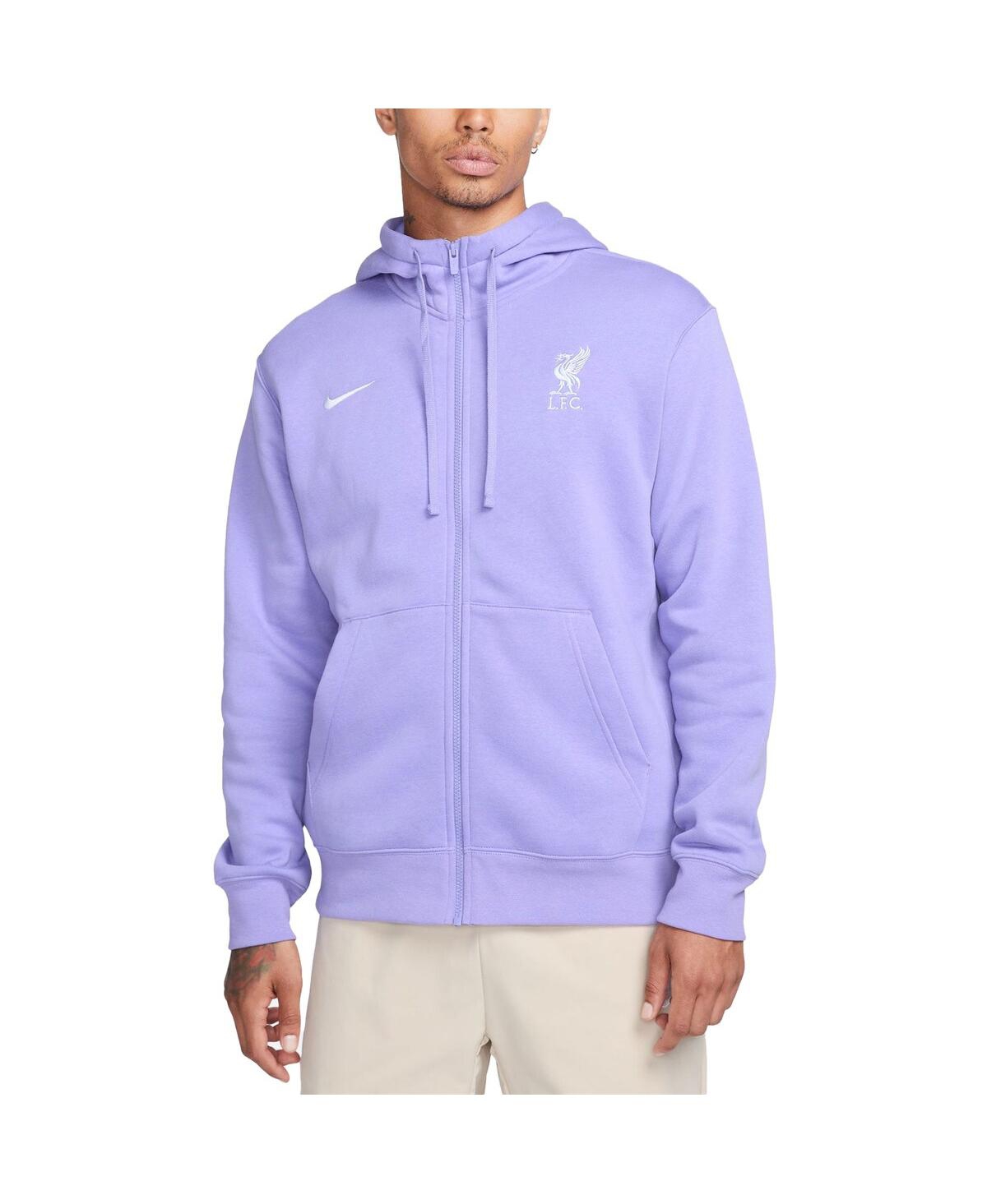 Nike Liverpool Fc Club Fleece Men s Full zip Hoodie In Purple
