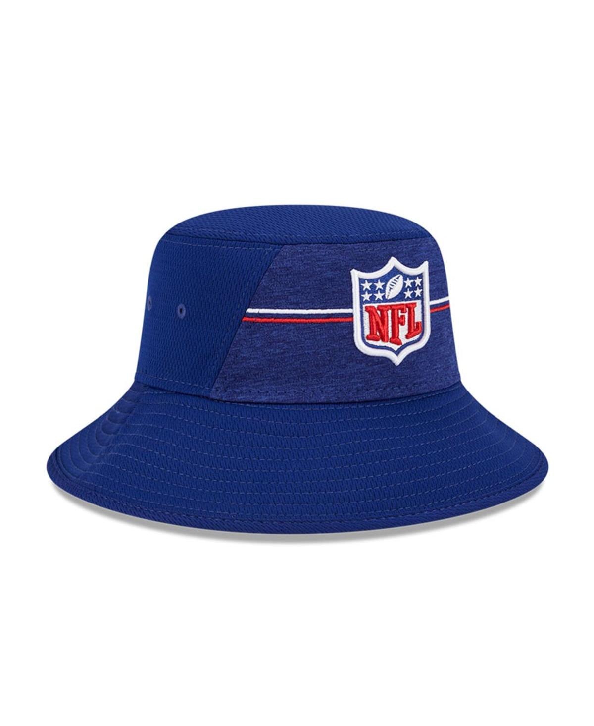 New Era Men's  Royal Shield Merchandise 2023 Nfl Training Camp Stretch Bucket Hat In Royal