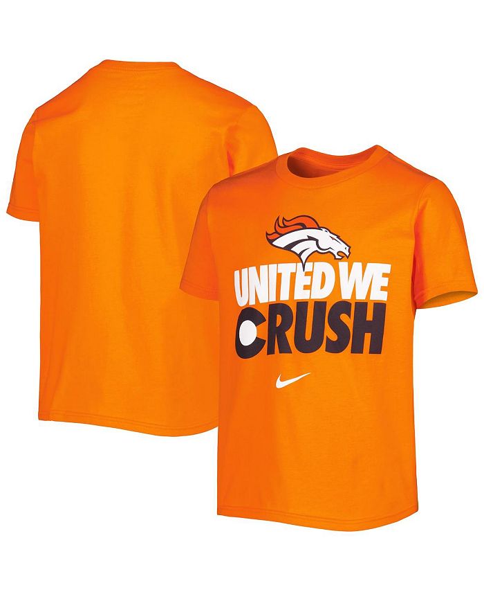 Nike Big Boys Orange Denver Broncos Hometown Cotton T-shirt - Macy's