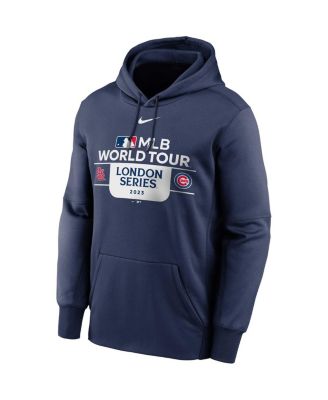 Men's Navy 2023 MLB World Tour: London Series Chicago Cubs vs&nbsp;St. Louis Cardinals Matchup Performance Pullover Hoodie