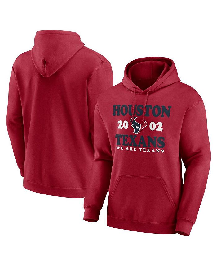 Red best sale texans hoodie