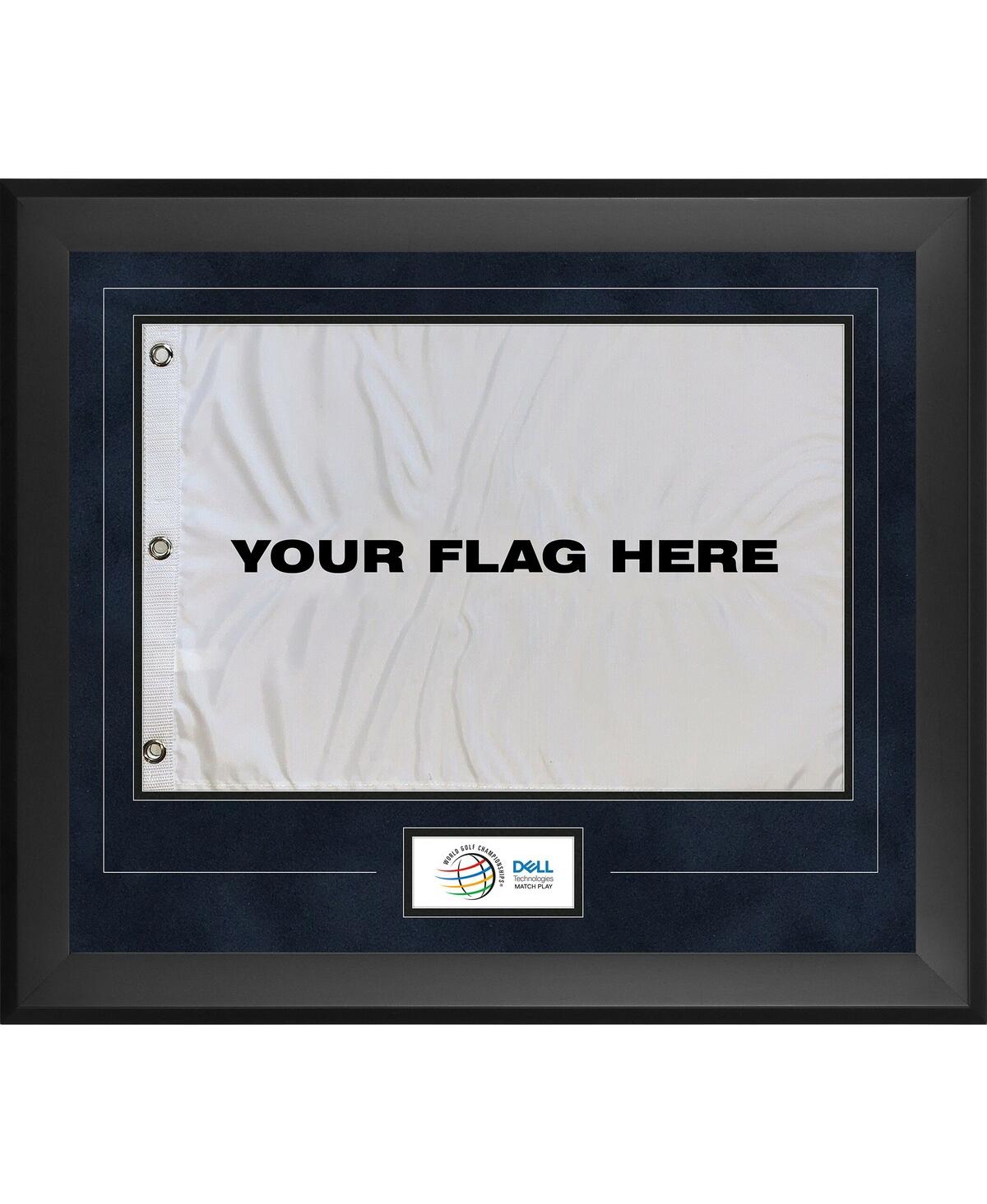 Fanatics Authentic Wgc Dell Match Play 23'' X 27'' Pin Flag Frame In Navy