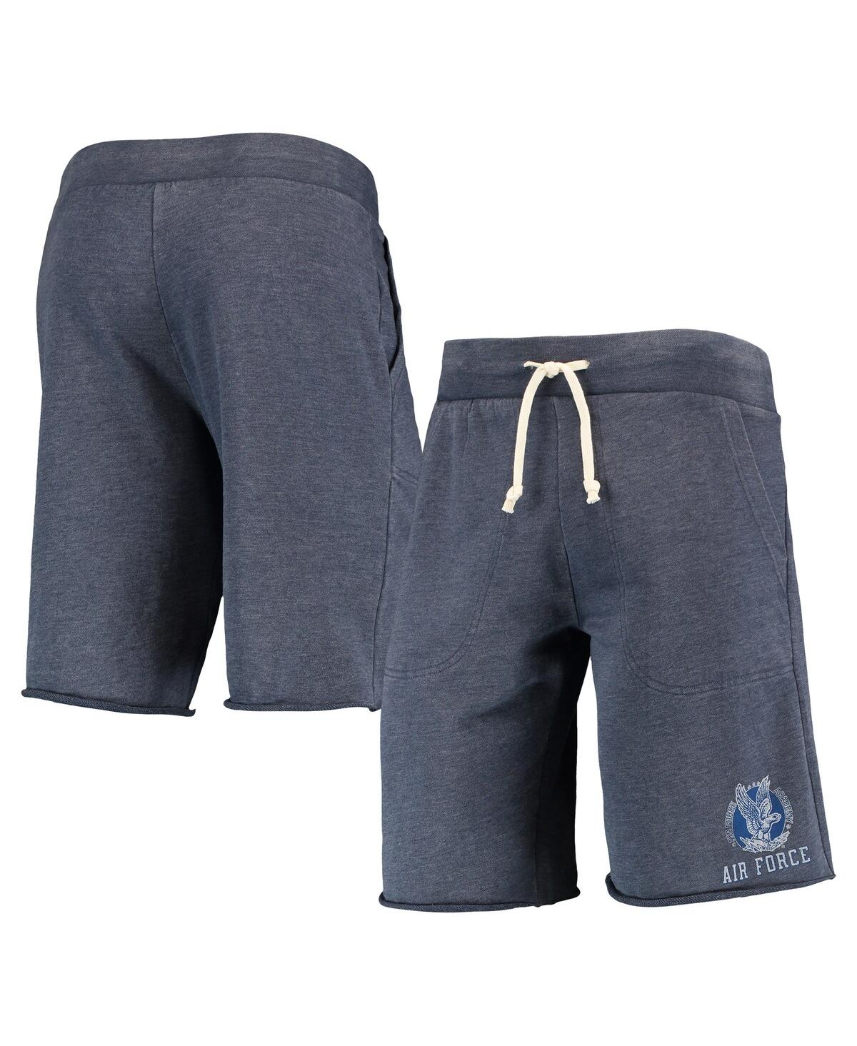 Men's Heathered Navy Alternative Apparel Air Force Falcons Victory Lounge Shorts - Heathered Navy