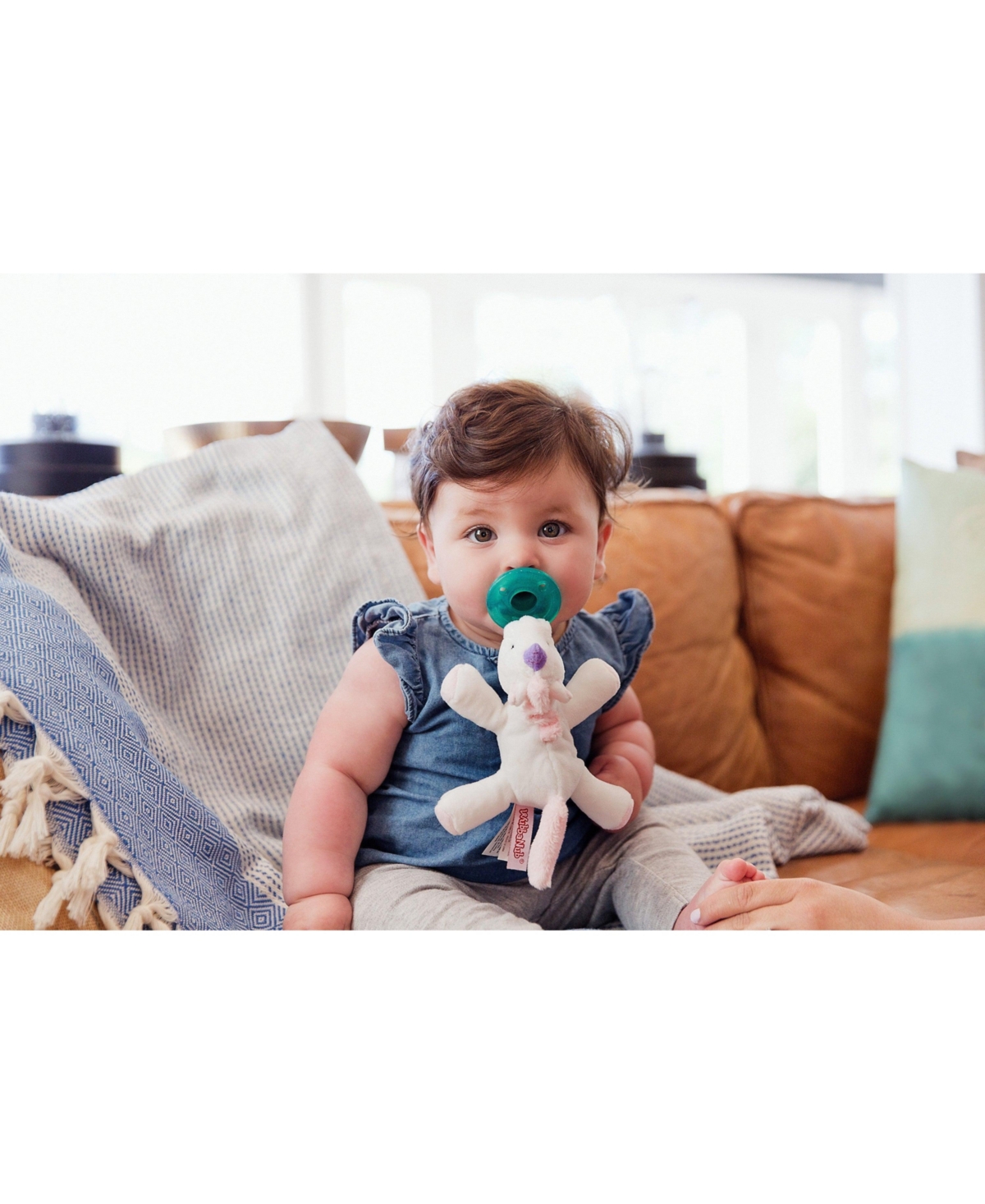 Wubbanub Baby 0 to 6m Pacifier -Unicorn - White