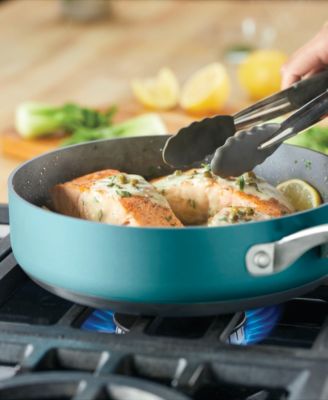 Achieve Hard Anodized Nonstick 3 Quart Saute Pan with Lid