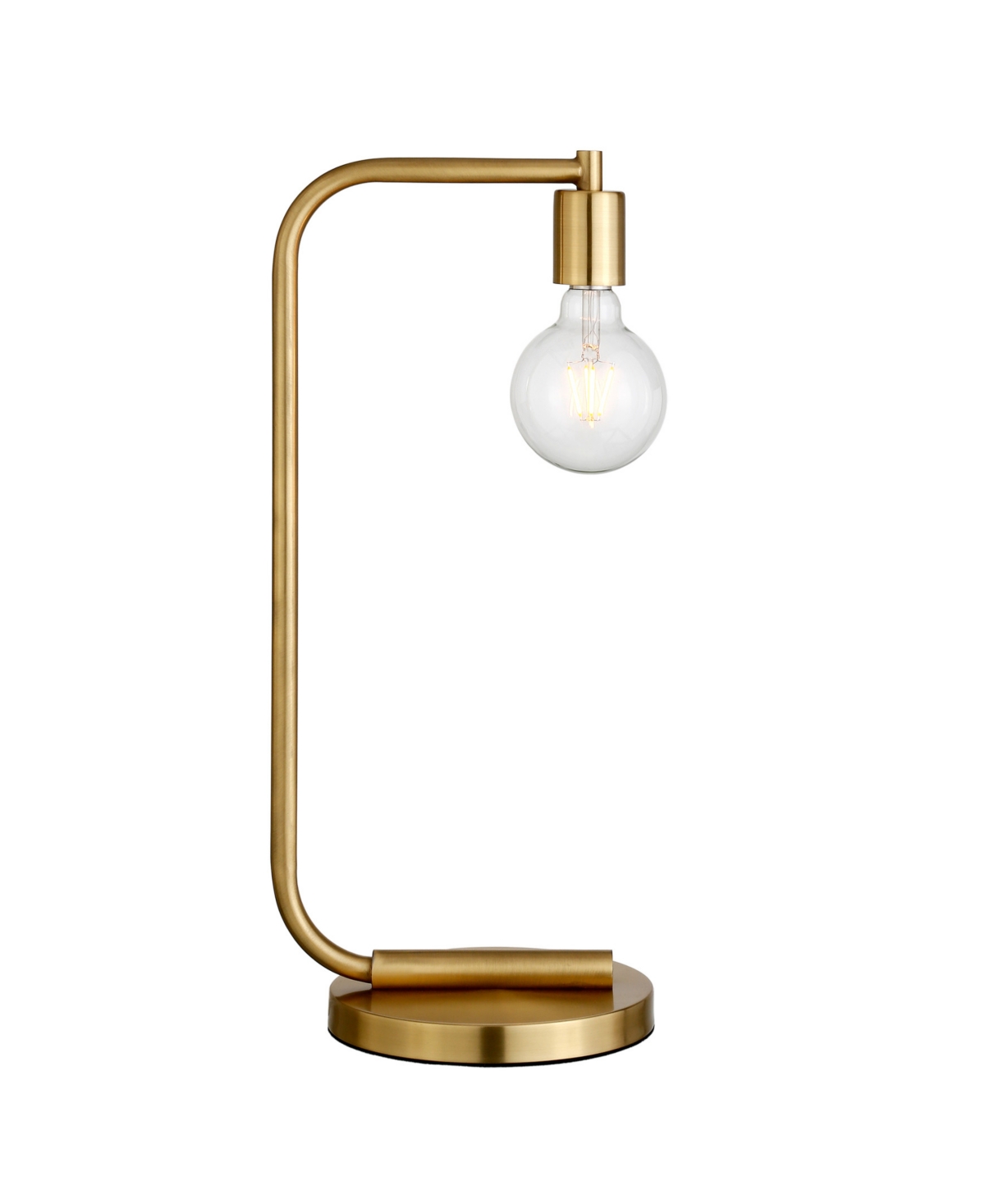 Hudson & Canal Morgan 20.5" Metal No Shade Tall Arc Table Lamp In Brass
