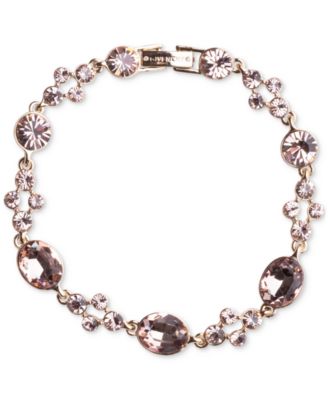 Givenchy - Gold-Tone Scattered Crystal Flex Bracelet