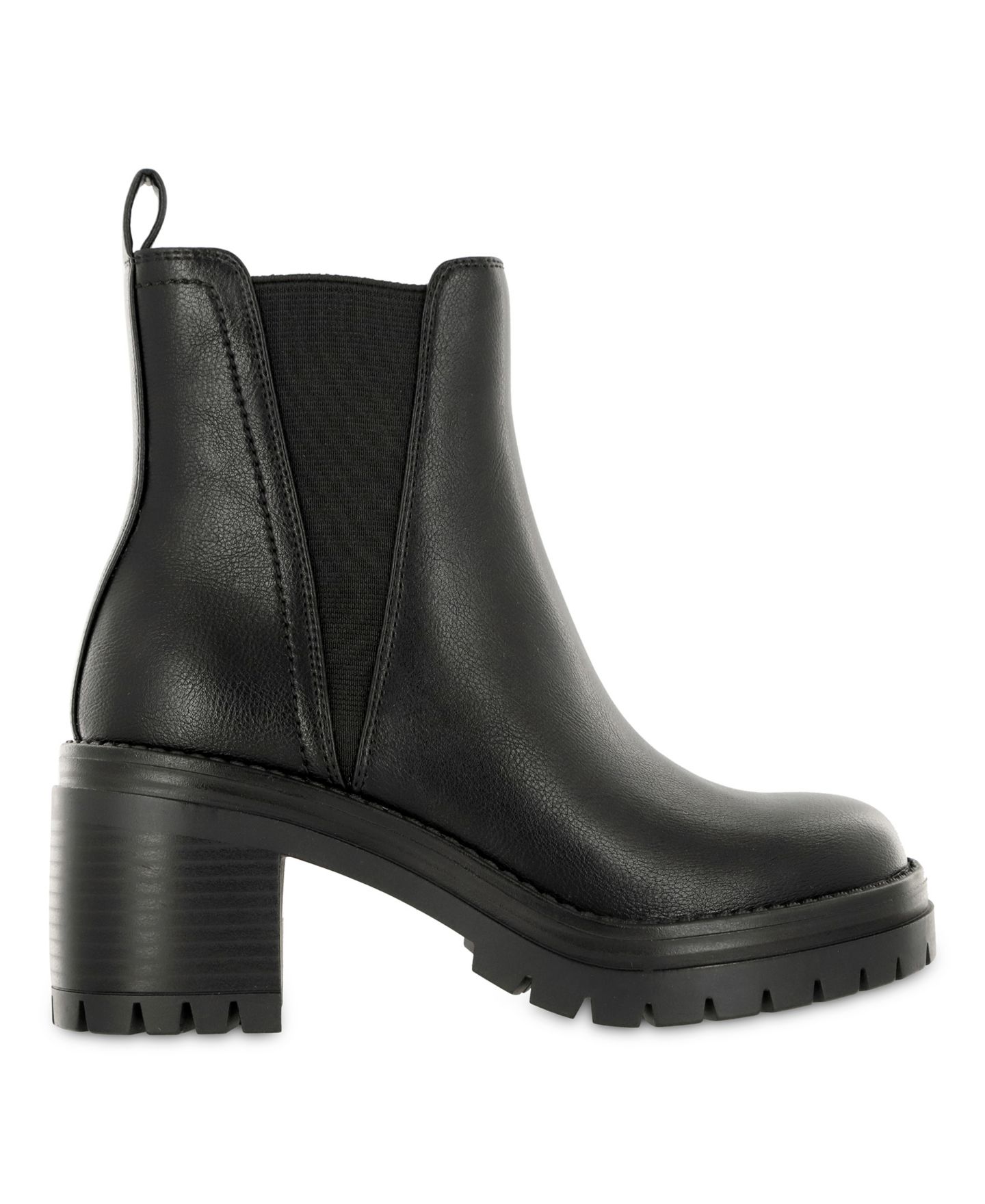 Женские ботинки MIA Adea Chelsea Lug Sole Booties, цвет: Чёрный — фото 2