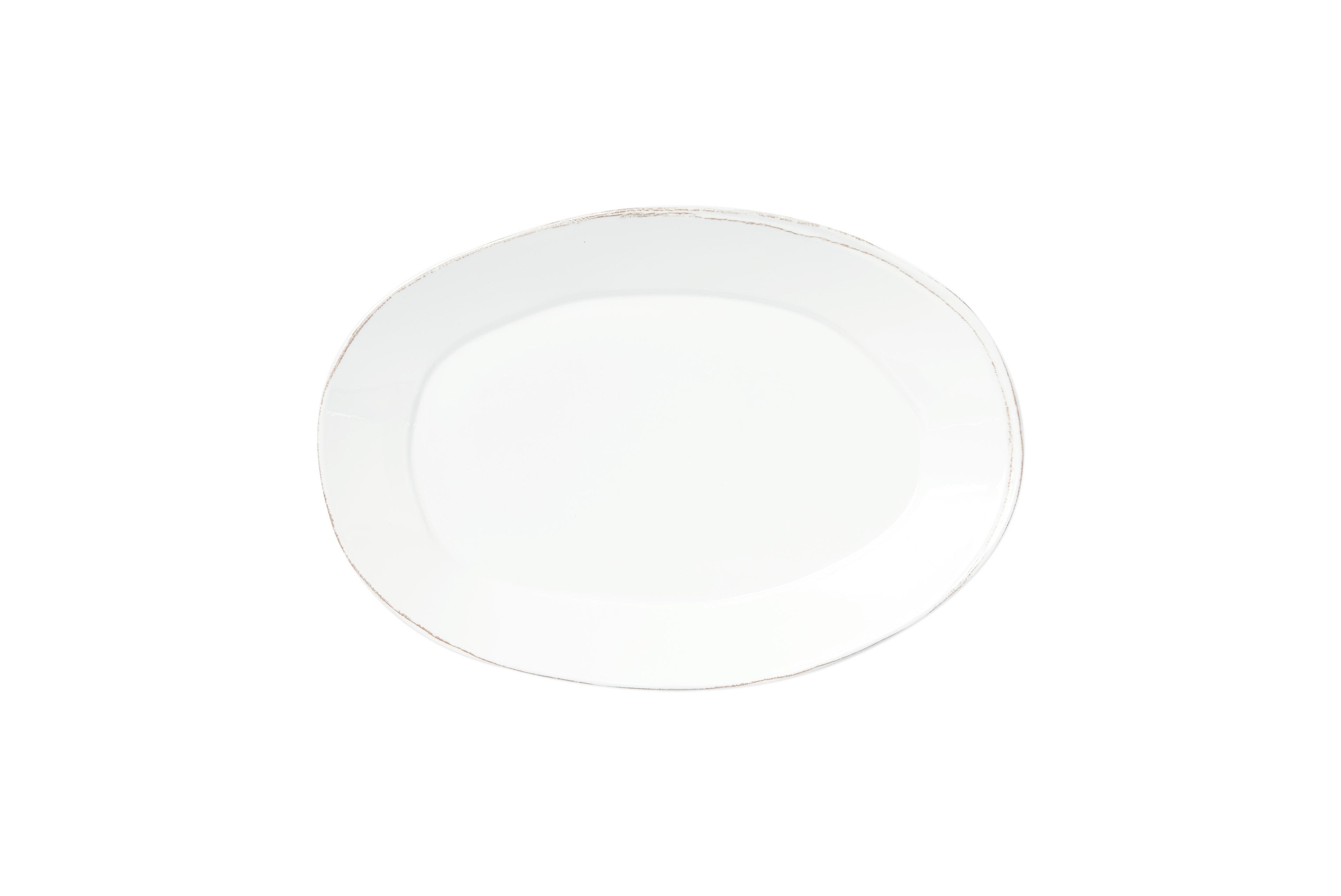 Vietri Melamine Lastra Oval Platter, 18"