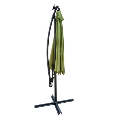 Streamdale 10' Solar LED Patio Umbrella, 8-Rib Waterproof Shade