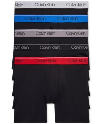 Calvin Klein Underwear Men Grey Solid Microfiber Trunks NB15685GS