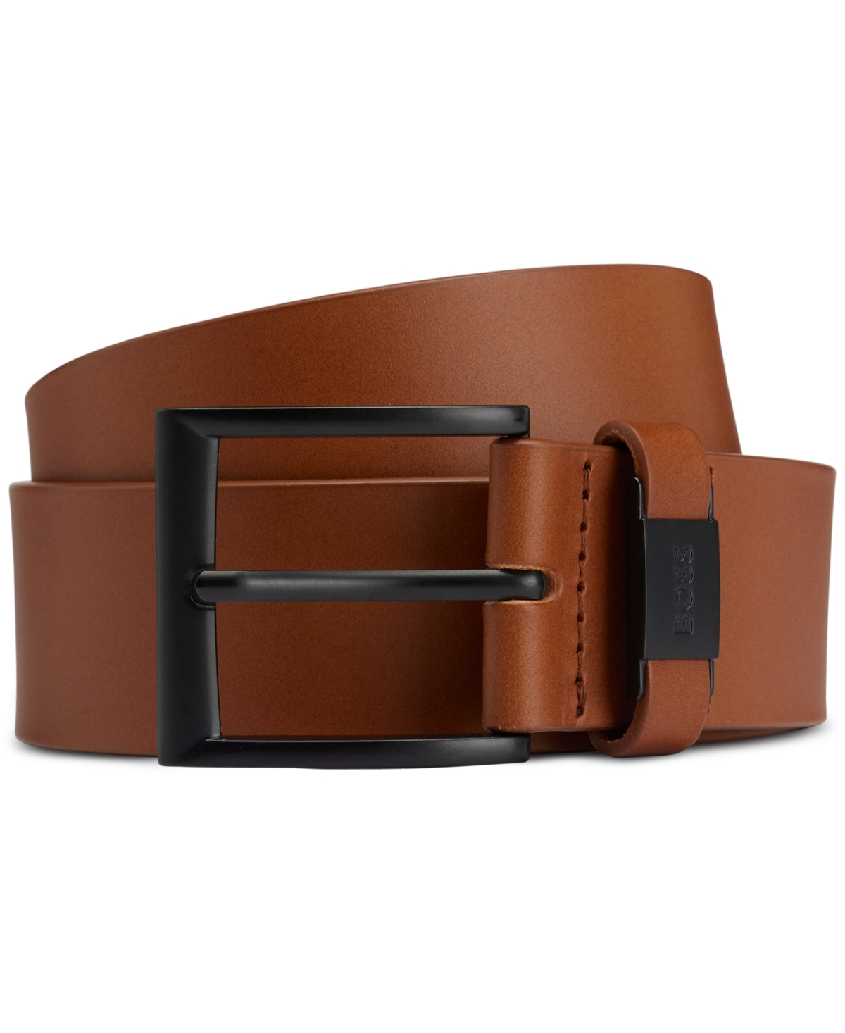 Hugo Boss Men s Connio Vegetable tanned Italian Leather Belt In