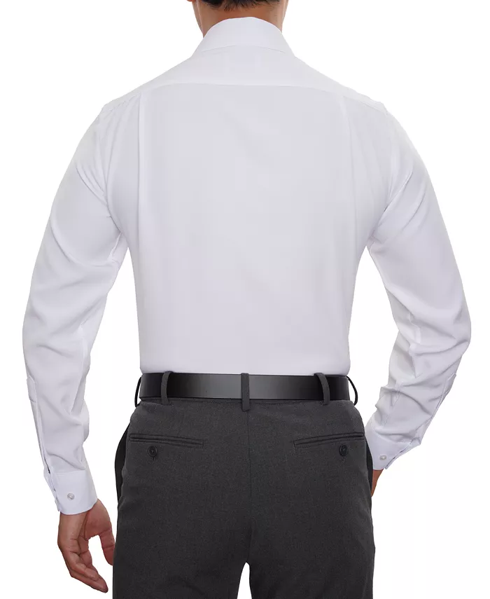 Men Classic-Fit Solid Color Dress Shirt - thumbnail 6