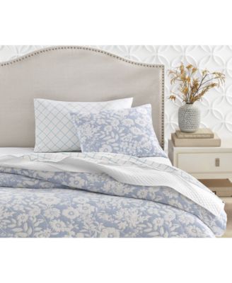 Silhouette Floral 2-Pc. Duvet Cover Set, Twin, Exclusively at Macy’s