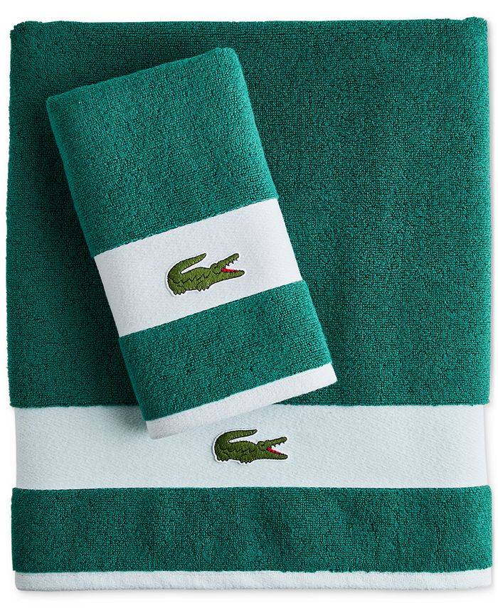 Lacoste Home Lacoste Heritage Sport Stripe Cotton Bath Towel Macy's