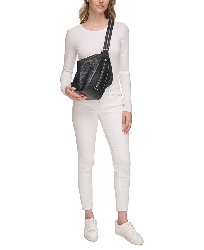 Calvin Klein Moss Convertible Sling Bag - Macy's