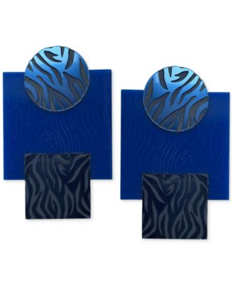 Swanky Designs - Tahari Geo Drop Earrings