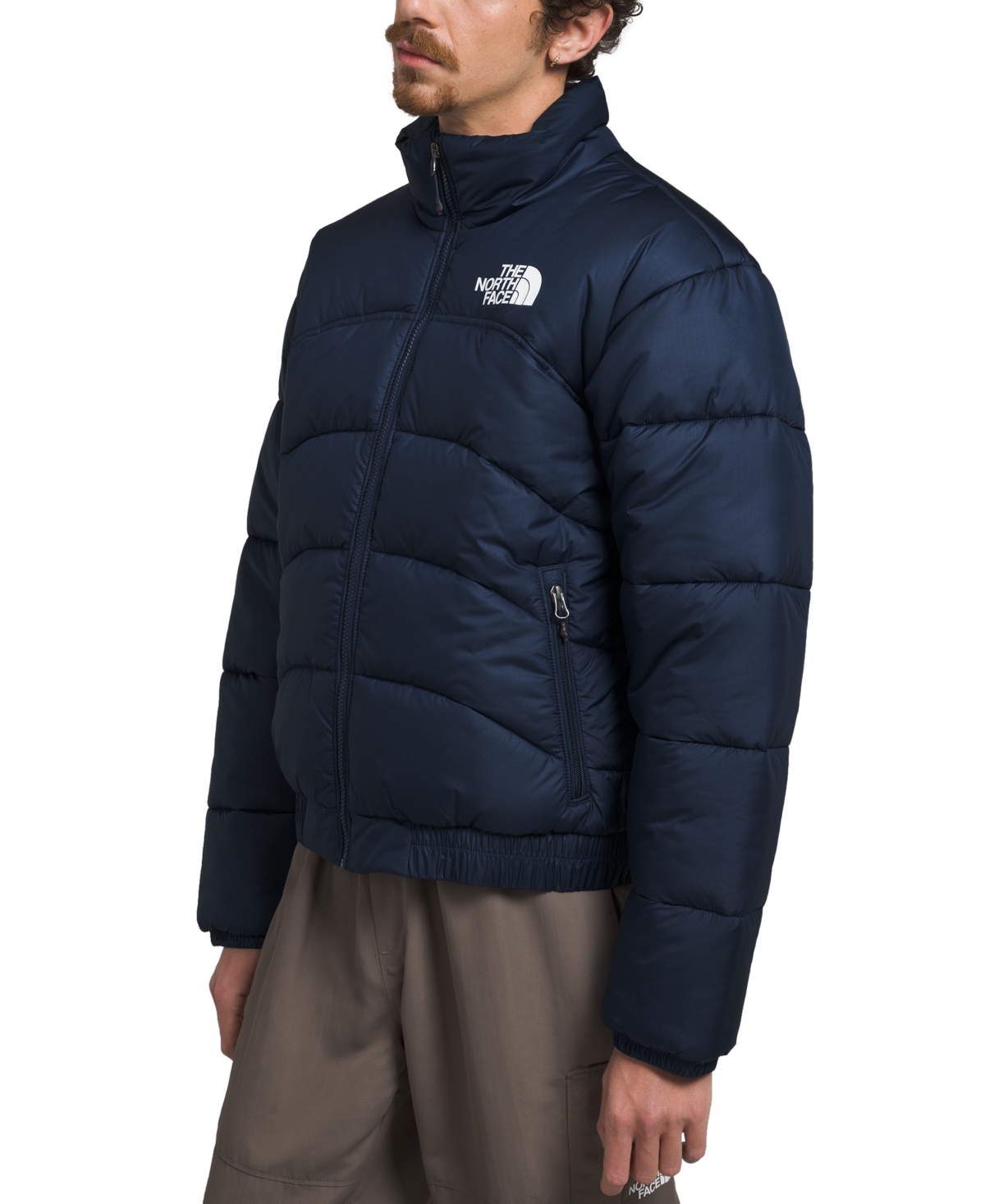 The North Face Men's Tnf 2000 Quilted Zip Front Jacket In Summit Navy