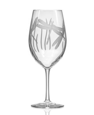 Dragonfly All Purpose Wine Glass 18oz - Set of 4 Glasses