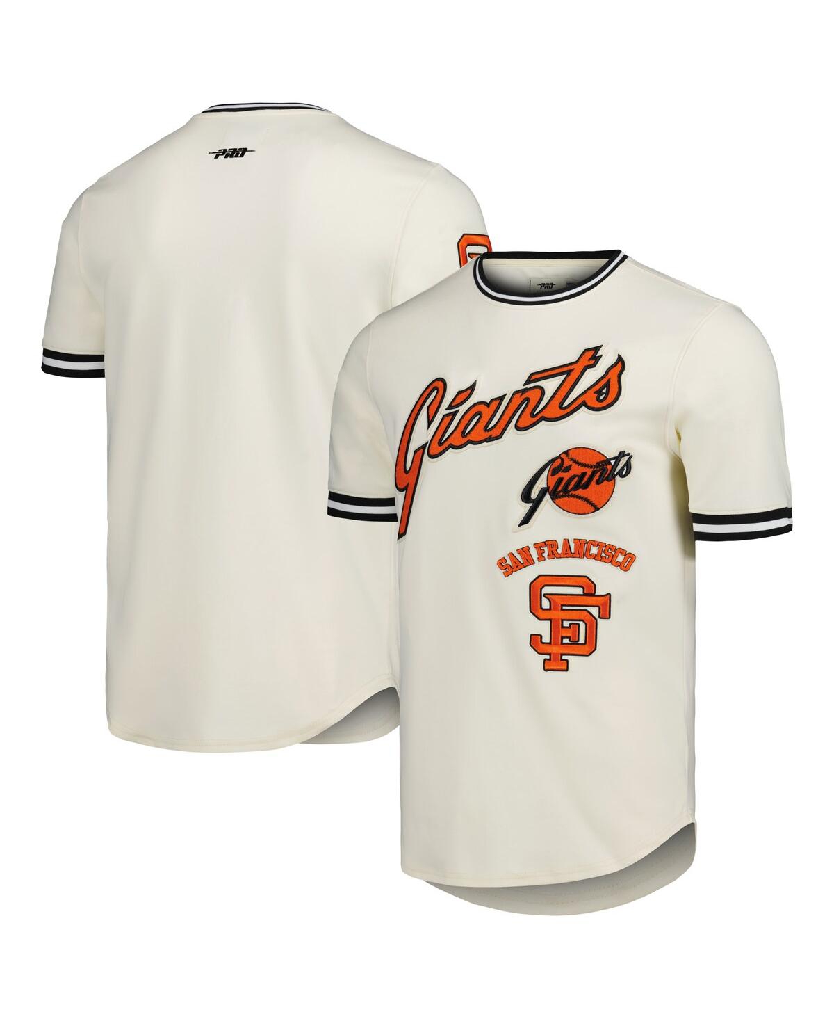 Pro Standard Men's  Cream San Francisco Giants Cooperstown Collection Retro Classic T-shirt