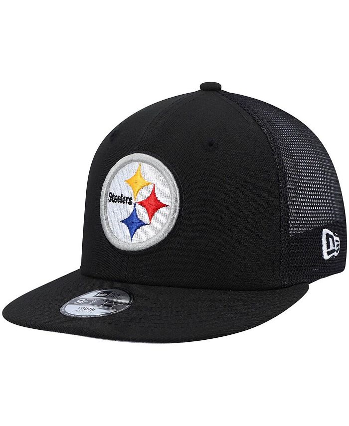New Era Big Boys and Girls Black Pittsburgh Steelers Classic
