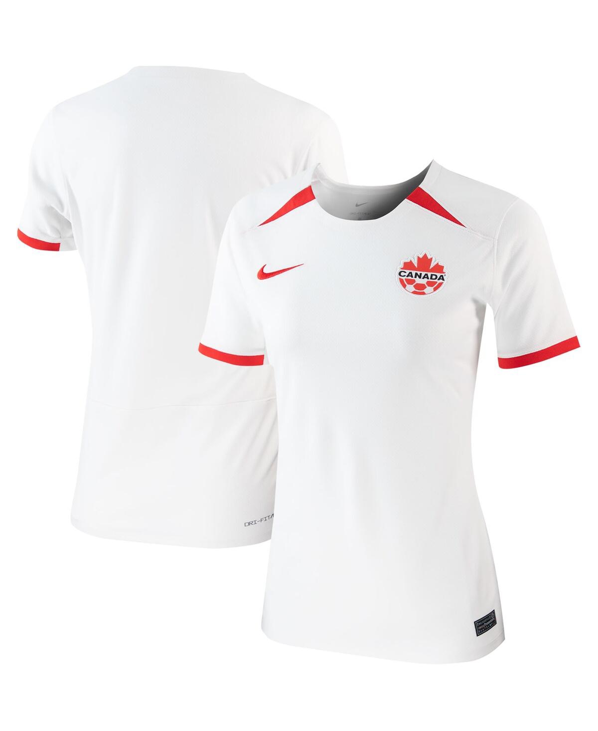 Women's NikeCanada Women's National Team 2023 Away Replica Jersey - White