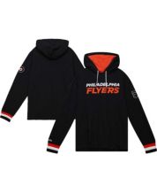 Men's Philadelphia Flyers Fanatics Branded Black/Orange Prep Color Block  Pullover Hoodie