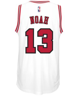 Joakim Noah Chicago Bulls Fanatics Authentic Autographed Red Adidas  Swingman Jersey