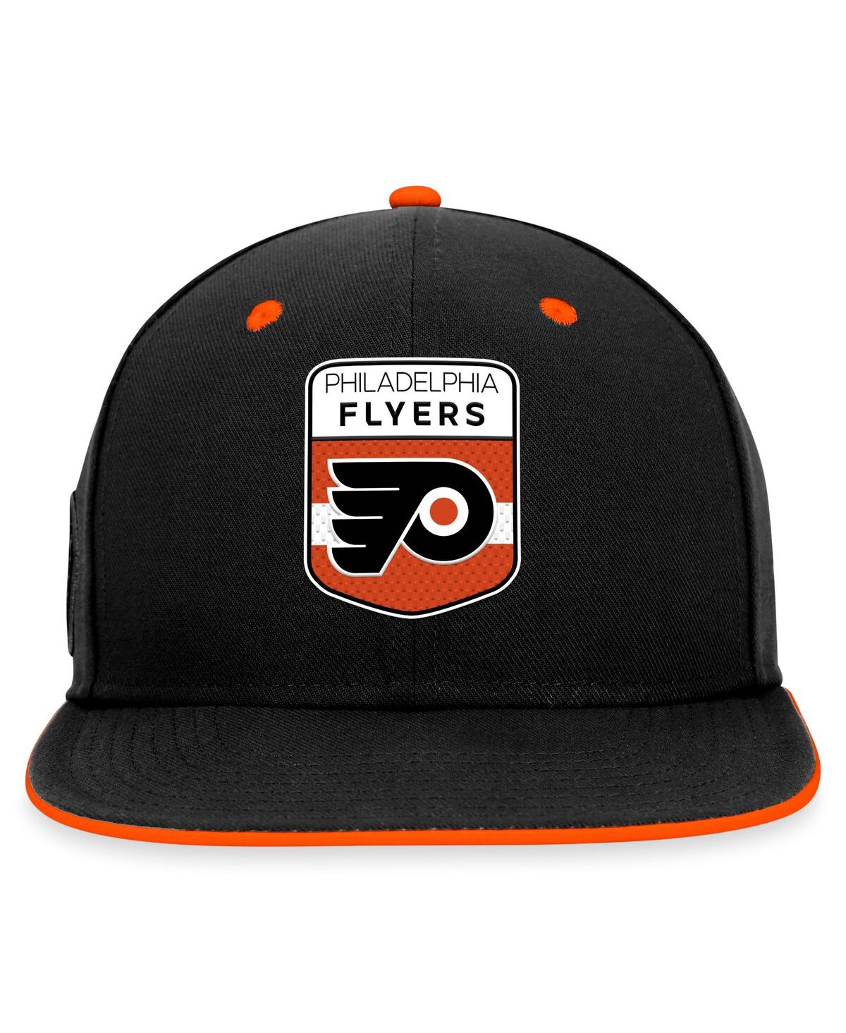 Shop Fanatics Men's  Black Philadelphia Flyers 2023 Nhl Draft Snapback Hat