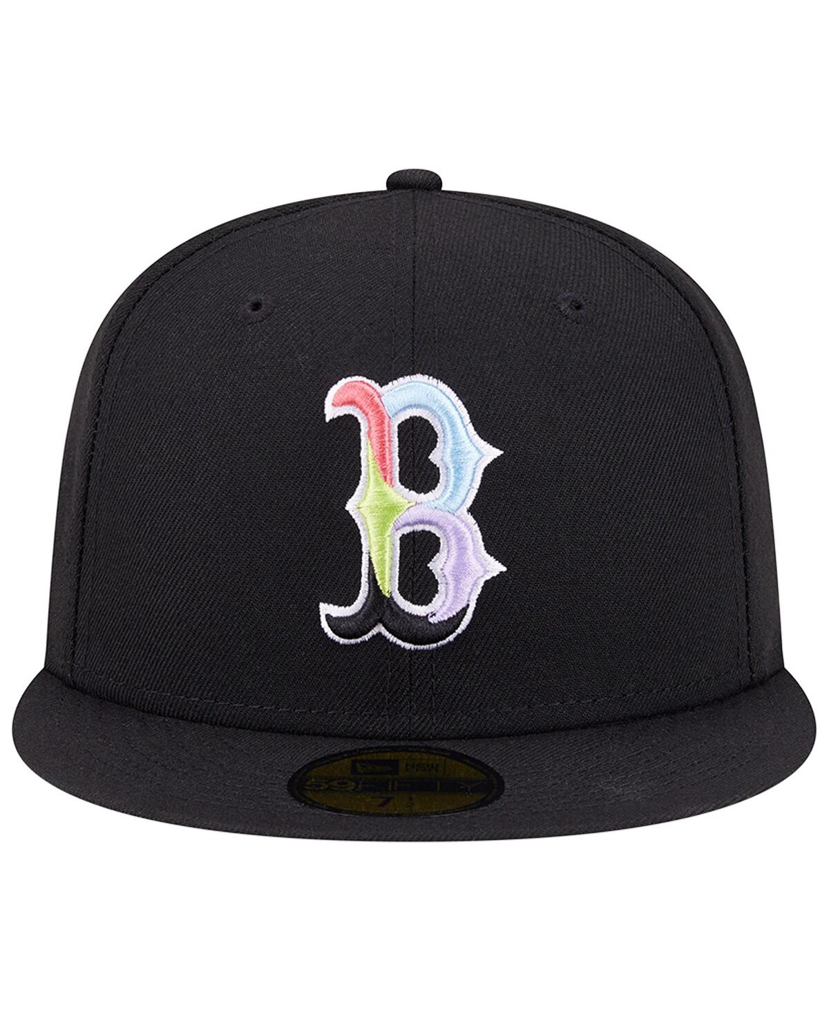 Men's New EraBoston Red Sox Multi-Color Pack 59FIFTY Fitted Hat - Black