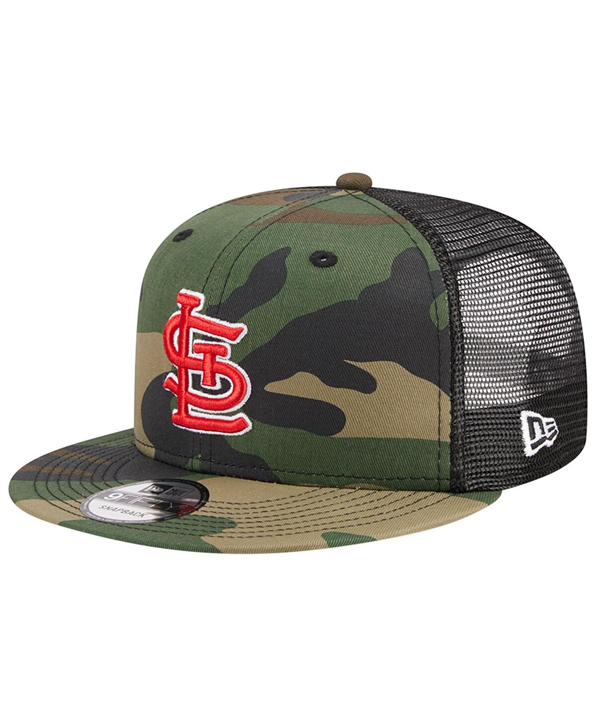 Kansas City Royals New Era Woodland Camo Trucker 9FIFTY Snapback Hat - Camo